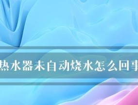 热水器响却不烧水的原因及解决方法（探索热水器出现噪音却无法加热水的奥秘）